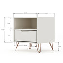 Rockefeller - Nightstand With 1 Drawer by HouseOfZazla