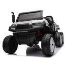 24V 2-Seater UTV-XXL Ride On Truck with Dump Bed for kid,Ride On 4WD UTV with 6 Wheels,Foam Tires, Suitable for Off-Roading,remote control,Three-Point Safety Harness