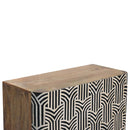Edessa Bone Inlay Cabinet by Unique Piece Furniture