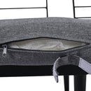 6-Piece Outdoor Sectional Sofa Set with Round Nesting Coffee Tables and Seating Sofa with Cushions for Patio, Porch and Garden (Grey)