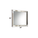 Voeville II - Mirror - Silver by Unique Piece Furniture