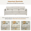 Cozy Upholstered 3 Seater Sofa Cushion For Living Room by Unique Piece Furniture