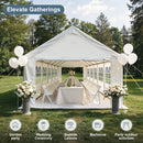 20'x40' Carport Car Canopy Party Tent with Removable Sidewalls by HouseOfZazla