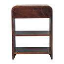 Aspen - Open Bedside Table - Dark Brown by HouseOfZazla