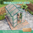 Polycarbonate Walk-In house, Raised Base For Outdoor In All Season by HouseOfZazla