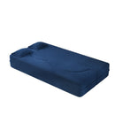 Modern Floor Sleeper Sofa Bed With 2 Pillows, Convertible Twin Size Folding Mattress For Living Room