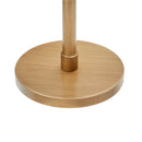 Morven - Adjustable Height Accent Table With Round Top - Antique Brass by HouseOfZazla