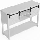 Farmhouse Entryway Table With Sliding Barn Door by HouseOfZazla