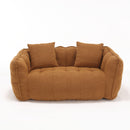 Cozy Beanbag Chair With High Resilience Foam Core For 2 by Unique Piece Furniture