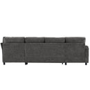 U-Shaped Sectional Sleeper Sofa With Ample Storage Space, 2 Cup Holders And Charging Ports For Living Room by HouseOfZazla