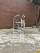 1Set (2pcs) Metal Garden Trellis for Climbing Plants Outdoor Rustproof Plant Support -ceramic whiteware