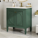 Bathroom Vanity With Sink With 2 Doors And Adjustable Shelf by HouseOfZazla