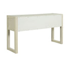 Geometric Carved Console Table With 3 Soft Close Drawers by HouseOfZazla