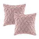 8 Piece Cotton Printed Comforter Set Blush California King