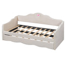 Walker Edison | Twin Upholstered Daybed with Trundle