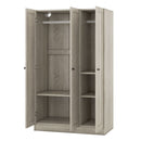 3 Door Shutter Wardrobe With Shelves by HouseOfZazla
