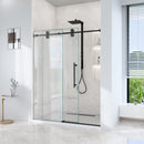 56-60"W x 72"H Frameless Single Sliding Shower Door by HouseOfZazla