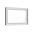 36x24 LED Lighted Bathroom Wall Mounted Mirror with High Lumen+Anti-Fog Separately Control