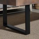 Rectangular Coffee Table With U-Shaped Legs Living Room - Multi by HouseOfZazla