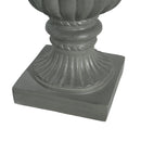 Outdoor Garden Urn Planter, Gray