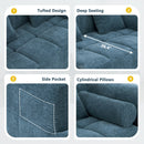Sectional Free Combined Sofa With 2 Side Pockets by Unique Piece Furniture
