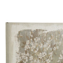 Large Cherry Blossom Canvas Art Print, Home Decor Accent Piece - Gray / White Matte by HouseOfZazla
