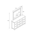 Avery - King Bedroom Set With Bookcase Headboard, Low Profile Bed, Spacious Drawers - Beige by HouseOfZazla