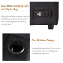 87.4" Sleeper Sofa Bed,2 in 1 Pull Out sofa bed L Shape Couch with Storage Ottoman for Living Room,Bedroom Couch and Small Apartment, Black