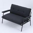 Modern Metal Frame Sofa With Sponge Filling For Compact Spaces And Versatile Use by Unique Piece Furniture