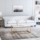 Chesterfield Style 3 Seater Sofa With Deep Button Tufting by HouseOfZazla