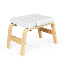 Yoga Headstand Wood Stool with PVC Pads by LJGDeals