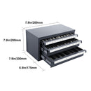 End Mill Dispenser Cabinet, Three-Drawer Organizer for End Mill Storage by HouseOfZazla