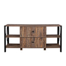 Industrial 80 Inch TV Stand for Living Room & Bedroom
