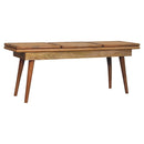 Larissa - Triple Accent Cane Bench - Beige by HouseOfZazla
