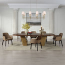 Jamonica - Dining Table - Brown / Gold by Unique Piece Furniture