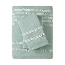 King/Cal King 3 Piece Cotton Jacquard Duvet Cover Set