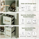 Modern Bathroom Vanity With Ceramic Sink, Soft Close Storage Cabinet by Unique Piece Furniture