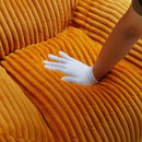 Giant Bean Bag Chair With Armrests And Footstool by HouseOfZazla
