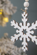 9.8x4.7" Snowflake Ornament Set of 12