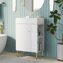 Bathroom Vanity, Combo Cabinet, Bathroom Storage Cabinet, Single Ceramic Sink by Unique Piece Furniture