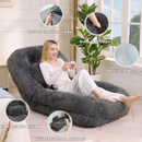 Human Dog Bed & Lazy Sofa - 5-Position Adjustable Floor Chair
