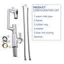 Bathroom Sink Faucet With Spray Function And Temperature Display, Anti Skid Switch, 360 Degree Rotary by HouseOfZazla