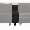 Kelliava - Console With USB - Black Fabric by Unique Piece Furniture