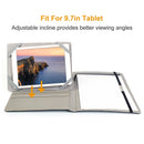 Organizer Case For 9.7in Tablet PC Business Tablet Portfolio w/ A5 Notepad Paper Pad Card Holder