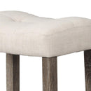 Transitional Style Counter Height Dining Stool With Footrest (Set of 2) by HouseOfZazla