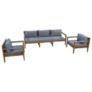 3 Piece Outdoor Sectional Sofa Set