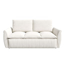 Pull Out Sofa Bed, 3 Seat Convertible Sleeper Sofa With 2 In 1 Pillow And Blanket Set