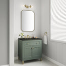 James Martin Chicago 30" Single Bathroom Vanity, Smokey Celadon