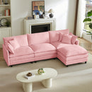 Modular Sectional Sofa - 110 Inch L Shaped Couch Set