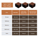Acacia Wood Interlocking Deck Tiles - Checker Pattern